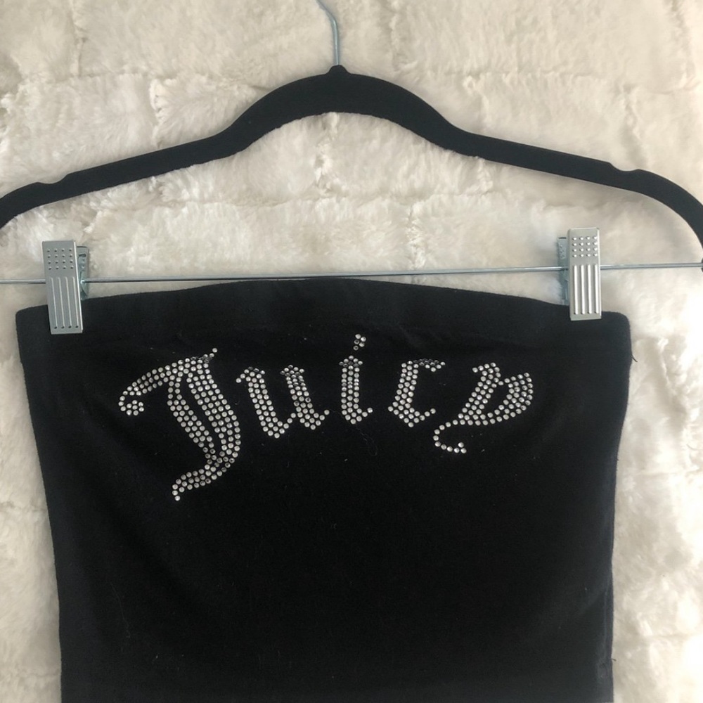 JUICY COUTURE RHINESTONE CROP TOP/BRALETTE!